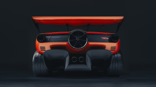 Red black car surfboard concept - concept design free wallpaper