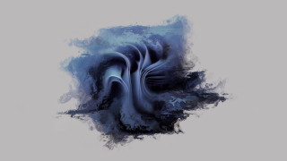 Blue black abstract white gray - swirl free wallpaper