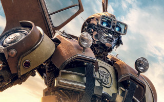 Robot camera sky clouds steampunk - beeple free wallpaper