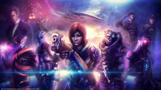 Sci fi space art mass - mass effect free wallpaper