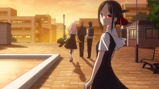 Aya goda city scene black - a sidewalk free wallpaper