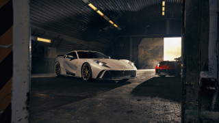 White sports car red car - bernardo cavallino free wallpaper