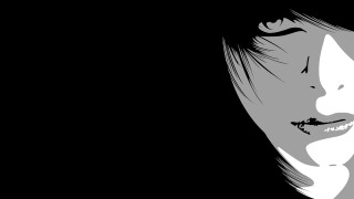 Woman black white background face - a white face free wallpaper