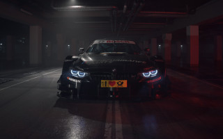 Police car tunnel lights beeple - cinematic 4k wallpaper free wallpaper