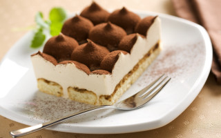 Cake plate fork napkin rococo - a piece of cake free wallpaper