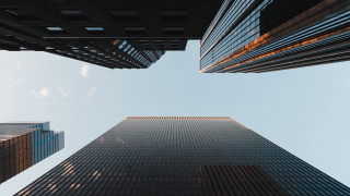 Skyline architecture fence tallbuilding clouds - architecture free wallpaper