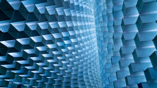 Large room blue ceiling beeple - modular free wallpaper