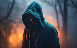 Hooded forest foggy light portrait - elden ring free wallpaper