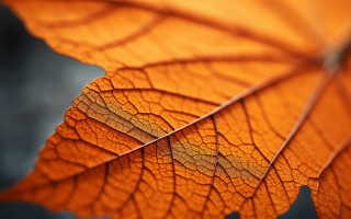 Leaf closeup yellow center naturalism - a close up of a leaf free wallpaper