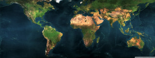 World map land water sides - the other side free wallpaper