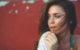 Annabel eyres long blowing hair - the wind free wallpaper for desktop