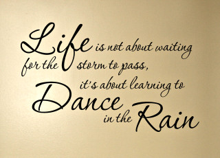 Wall quote rain dance art 2 - e. william gollings free wallpaper