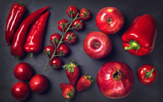 Red apple berry cherry tomato - a red apple free wallpaper
