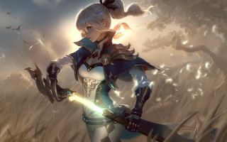 Woman sword light saber fantasy - a light saber free wallpaper