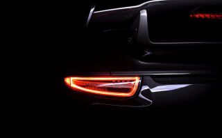 Car tail lights dark photorealism - the dark free wallpaper