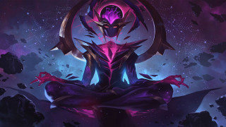 Lotus position purple black background - a lotus position free wallpaper