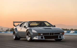 Silver car race track sunset - a race track free wallpaper