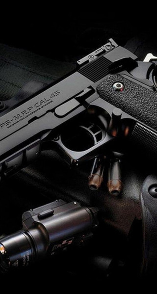 Cobra gun flashlight photorealistic detailed - andries stock free wallpaper