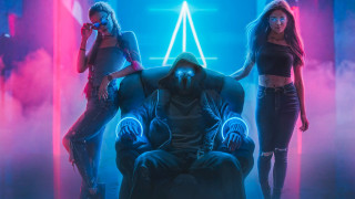 Cyberpunk women group glowing neon - neon free wallpaper