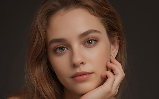 Elina karimova portrait long hair 2 - renaissance free wallpaper