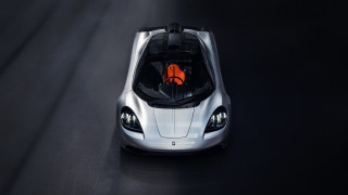 Silver sports car red seat - f 8 aperture free wallpaper