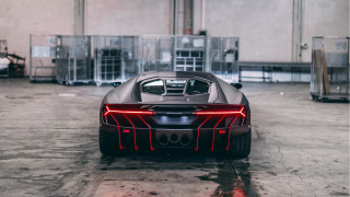 Black sports car garage red 8 - a cave painting free wallpaper