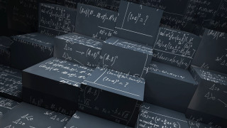 Black boxes writing stacked room - complexity free wallpaper