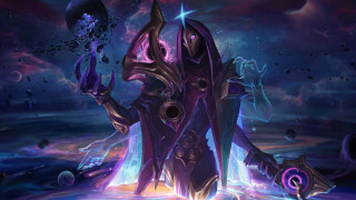 Demonic glowing arm water purple - arm free wallpaper