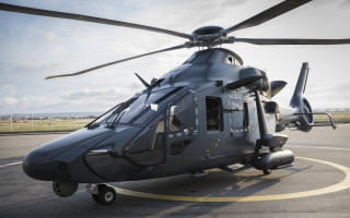Helicopter runway airport sky clouds - a helicopter free wallpaper
