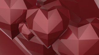 Red abstract triangles lowpoly c4d - c4d free wallpaper