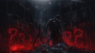 Batman rain man bat demon - his shoulder free wallpaper
