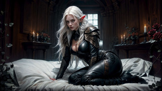 Woman demon head cosplay elf - cosplay free wallpaper