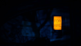 Yellow sign for hire dark - chris friel free wallpaper