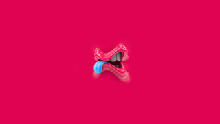 Pink blue mouthed illustration hatsune - chris labrooy free wallpaper