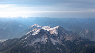 Mountain range plane view clouds 2 - murata range free wallpaper