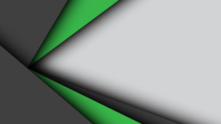 Green gray white black rectangle - c4d free wallpaper