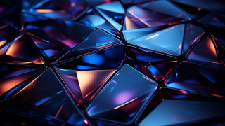Colorful glass cubes 3d render - cinema 4 d free wallpaper