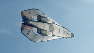 Jet cobra concept art blue - christopher balaskas free wallpaper