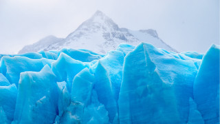 Iceberg mountain snow groundscape environmental - a large iceberg free wallpaper