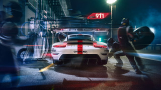 White car night city man - night free wallpaper