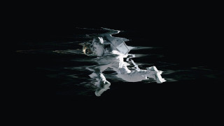 White statue floating water night - a reflection of the moon free wallpaper