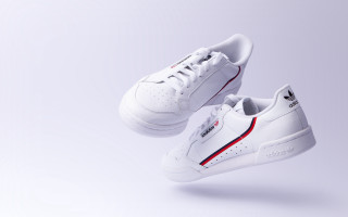 White sneakers red blue stripes - white sneaker free wallpaper
