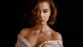 Pink dress woman portrait elina - a pink dress free wallpaper