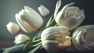 White flowers vase table dark - a vase free wallpaper