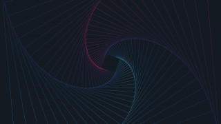 Colorful abstract night vector curves - colorful object free wallpaper