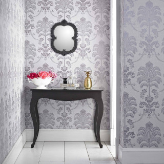 Mirror table wallpaper vase flowers - a wall free wallpaper