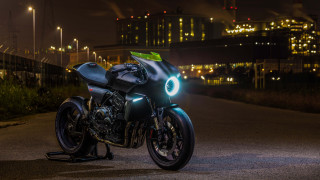 Motorcycle cityscape night tokyo lights - the side of a road free wallpaper