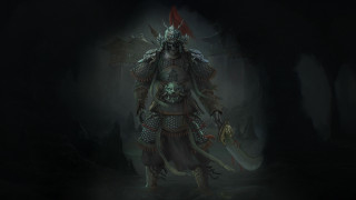 Dark room sword skull helmet - dai jin free wallpaper