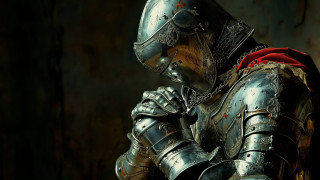 Medieval gothic armor man breastplate - his chest and chest free wallpaper