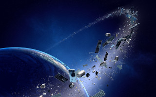 Satellite over earth space astronaut - a satellite satellite free wallpaper